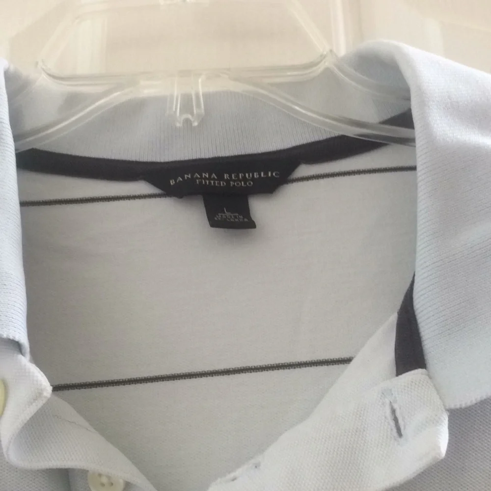FINAL MARKDOWN Men’s banana republic fitted polo large